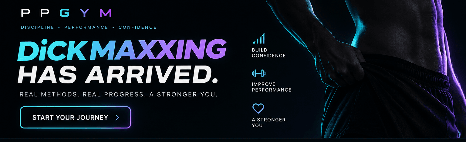 Dickmaxxing has arrived. Real methods. Real progress. A stronger you.